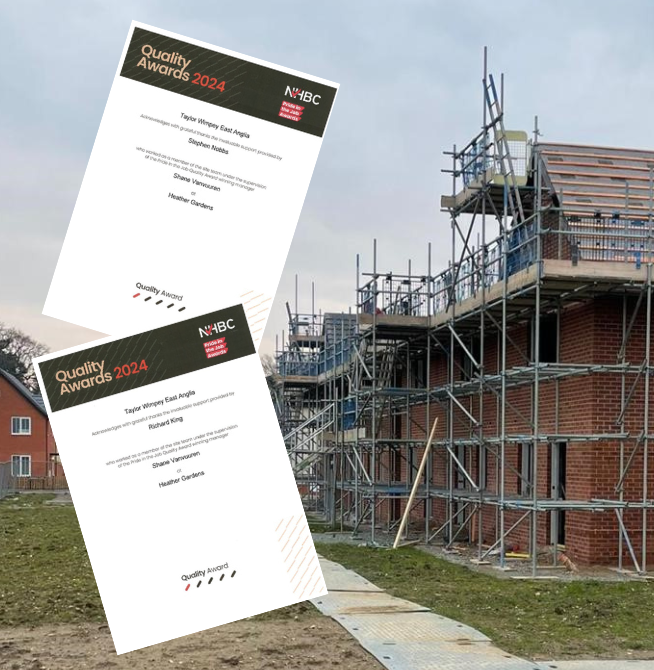 Our Scaffolding team has been recognised as part of the National House Building Council (NHBC) Pride in the Job Awards 2024